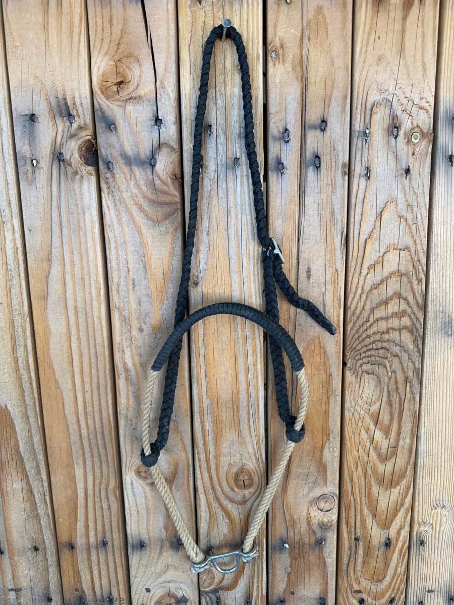 Double Rope Parachute Cord Wrapped Tie Down Noseband    TD1147