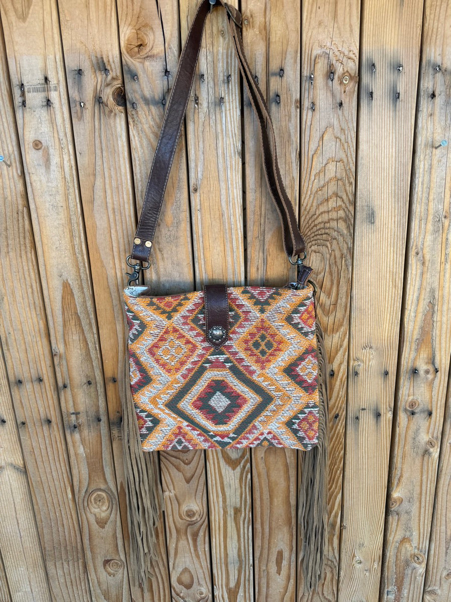 Myra Barley Brown Shoulder Bag Purse Handbag    PR1111