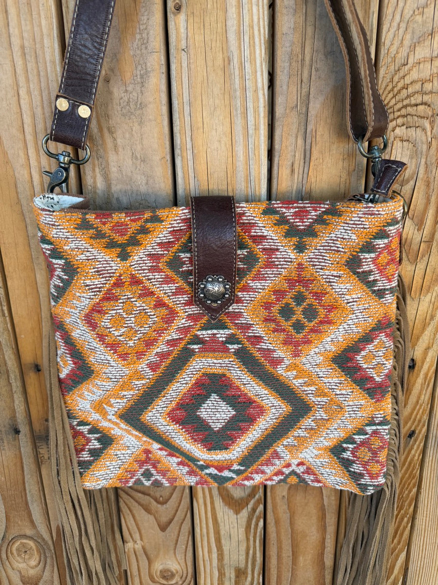 Myra Barley Brown Shoulder Bag Purse Handbag    PR1111
