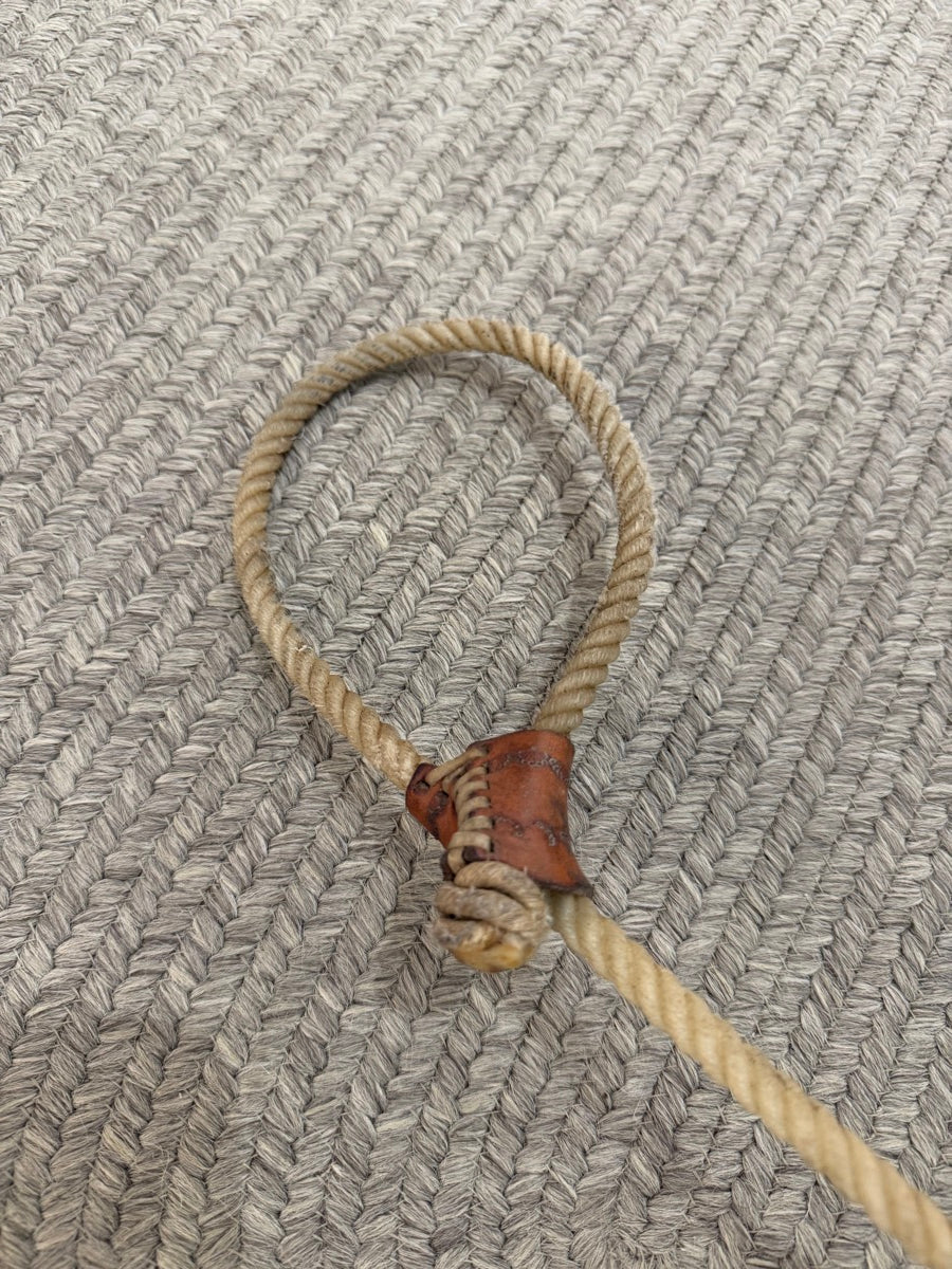 Leather Wrapped Rope Riding Crop           OVR1113