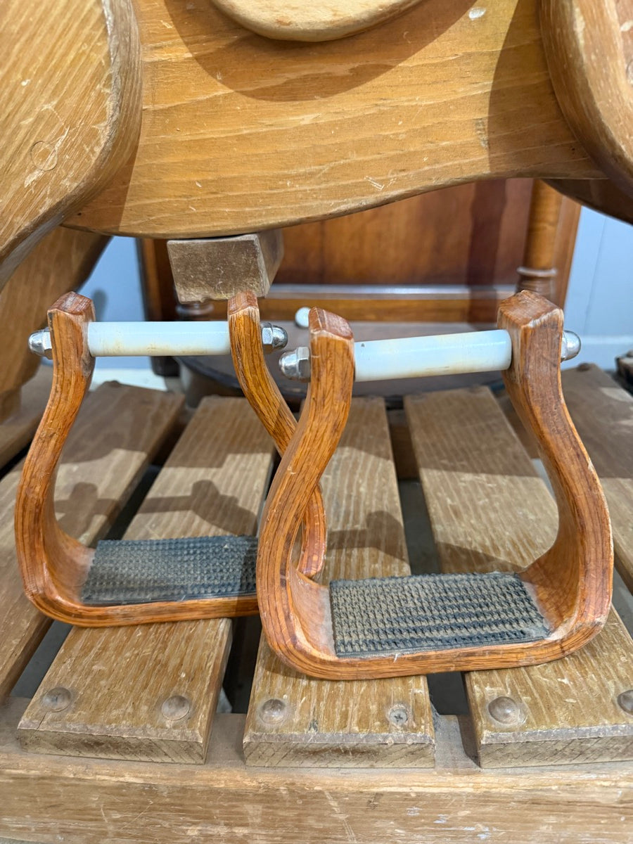 Nettles Barrel Racer Stirrups 2 in. Tread       STR1132