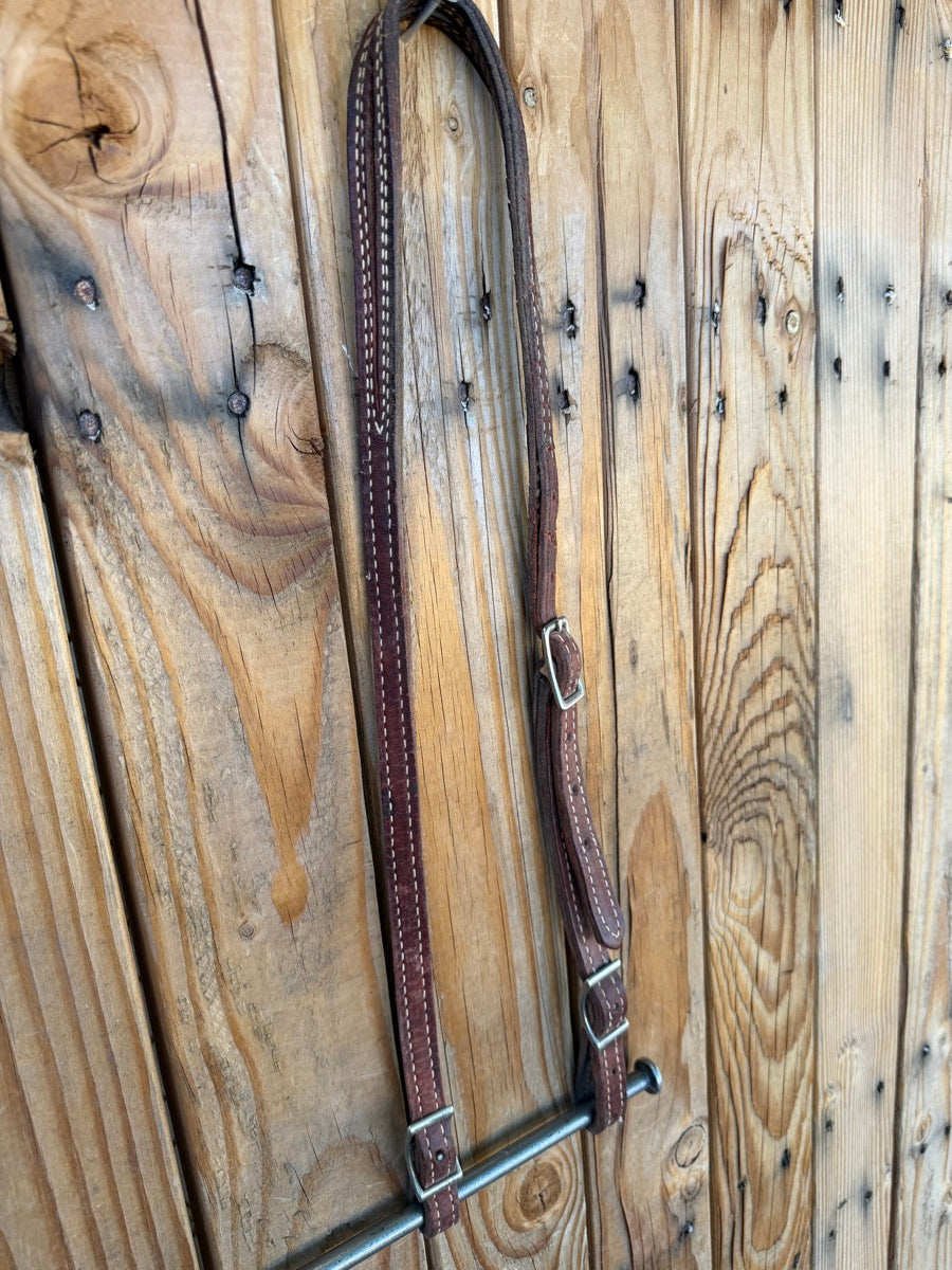 Split Ear Leather Headstall     HS1242
