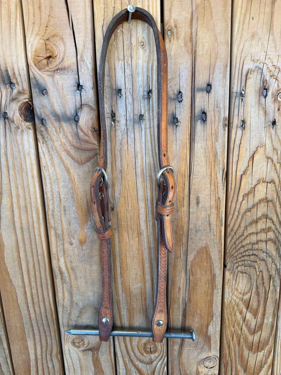 GM Tack Over Ear Leather Headstall    HS1245