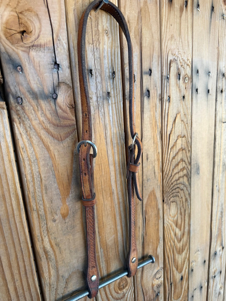 Over Ear Leather Headstall    HS1244