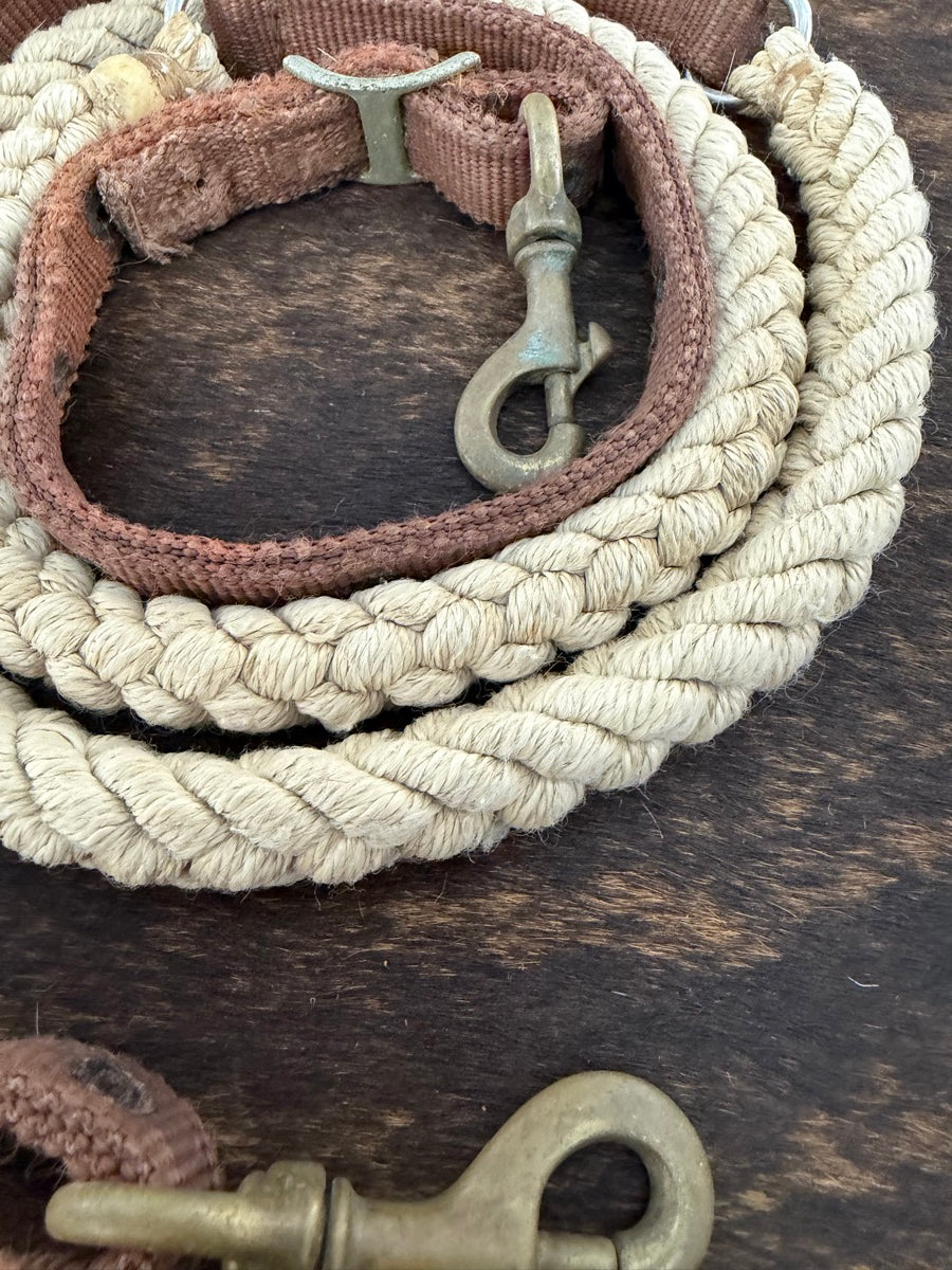 7 ft. Braided Cotton Roping Reins     RN1220