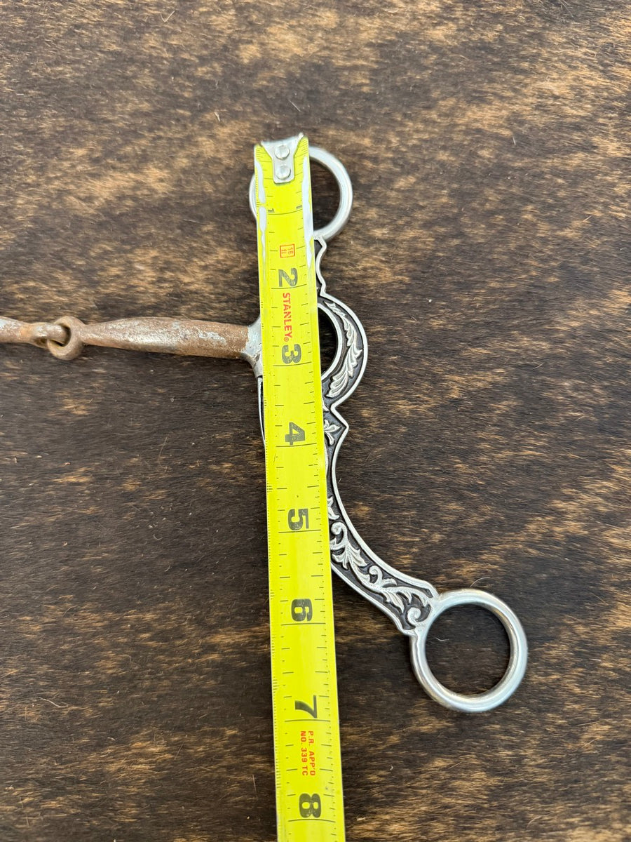 Sweet Iron Snaffle Ornate Western Bit        B1319