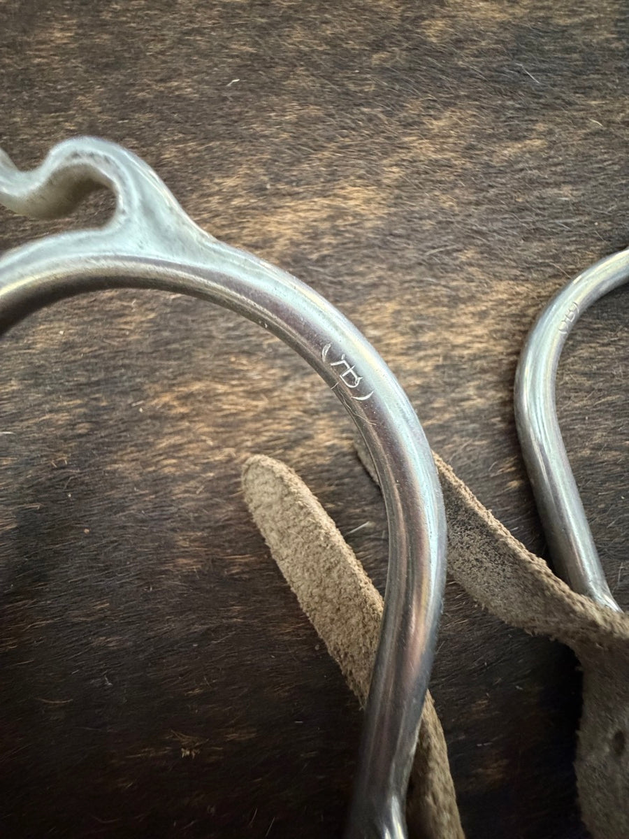 Reinsman Barrel Winder Spurs with Leather Spur Straps    SPR1147