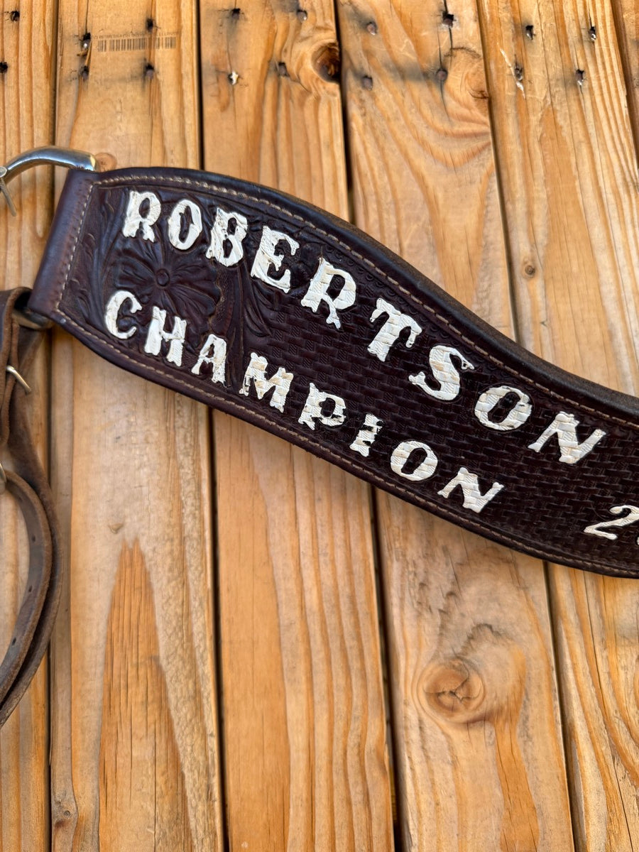 Robertson Event Heavy Oiled Leather Pulling Collar       BCL1163