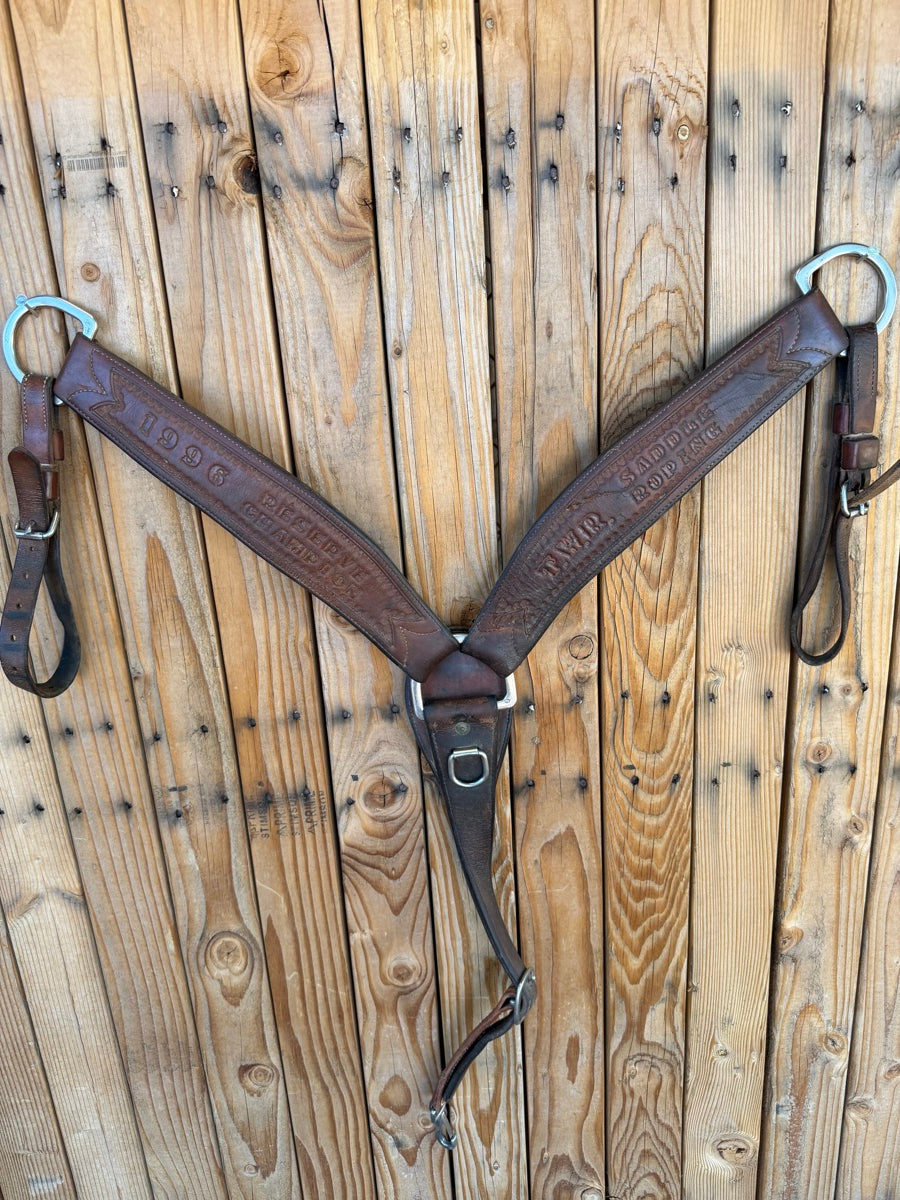 Vintage Leather Breast Collar       BCL1164
