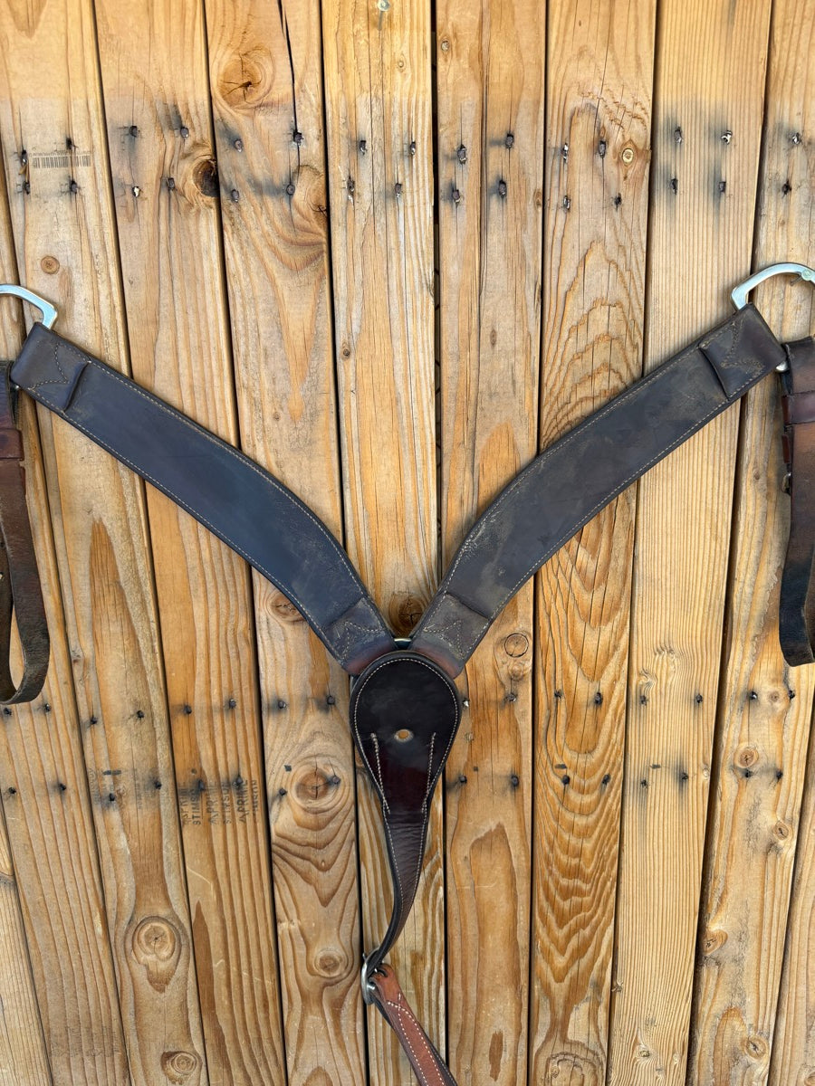 Vintage Leather Breast Collar       BCL1164