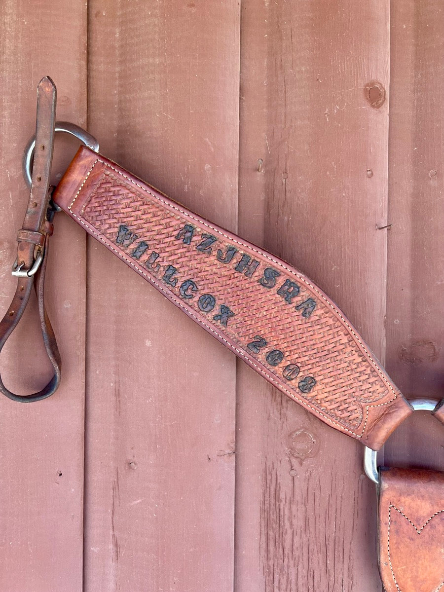 Heavy Duty Leather Roper Breakaway Breast Collar   BCL1120