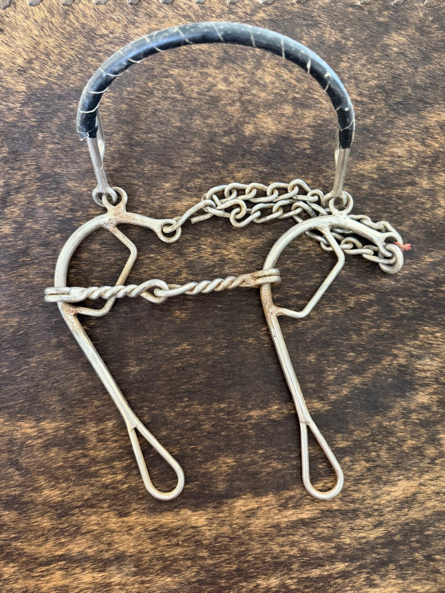 Short Shank Gag Combination Hackamore Bit     B1332