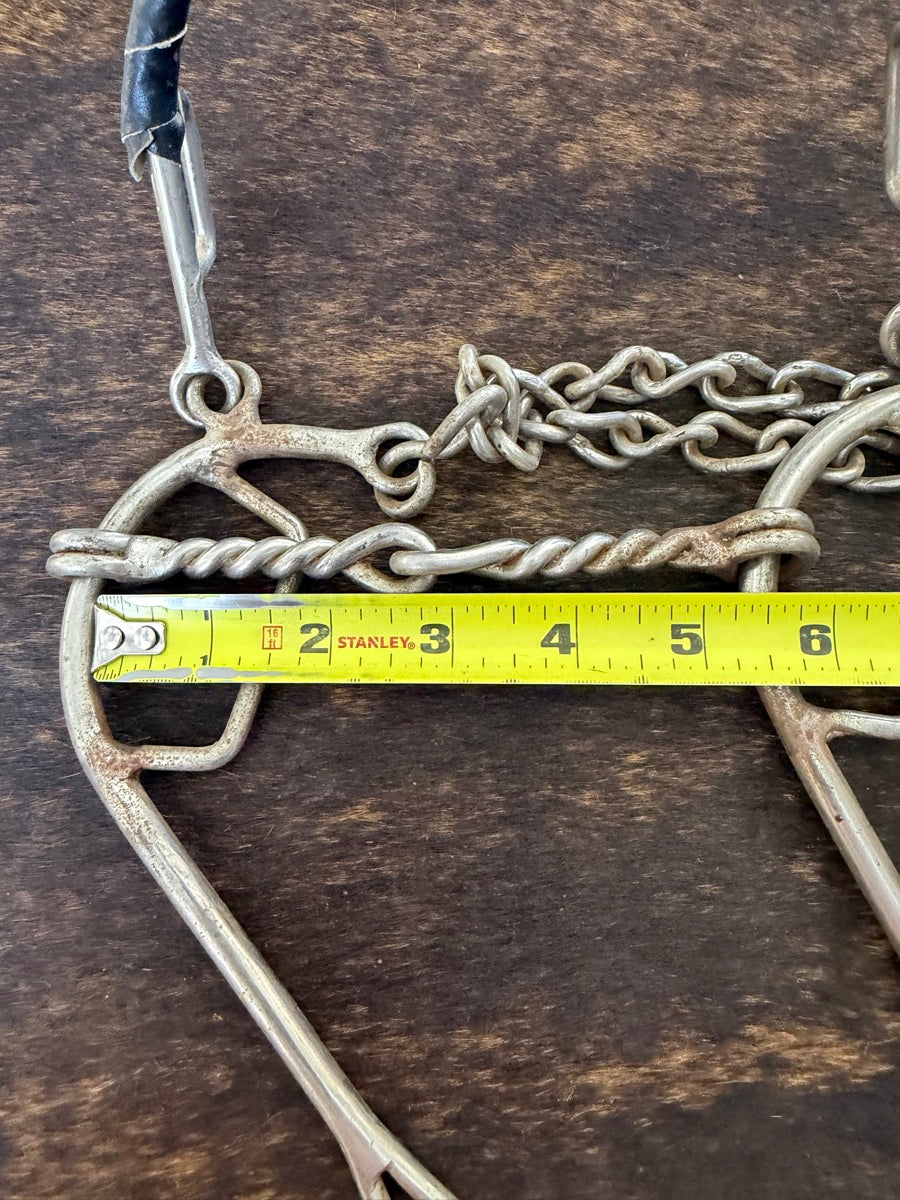 Short Shank Gag Combination Hackamore Bit     B1332