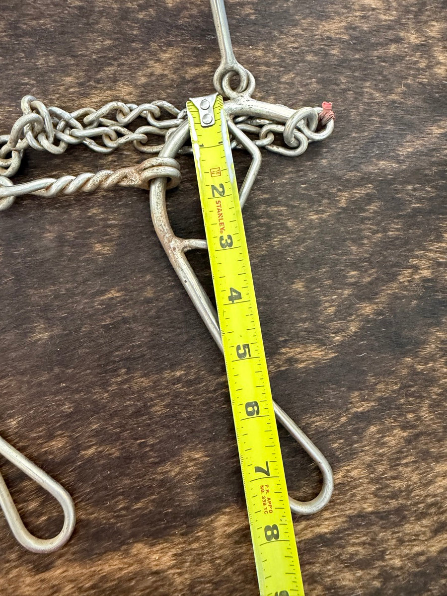 Short Shank Gag Combination Hackamore Bit     B1332