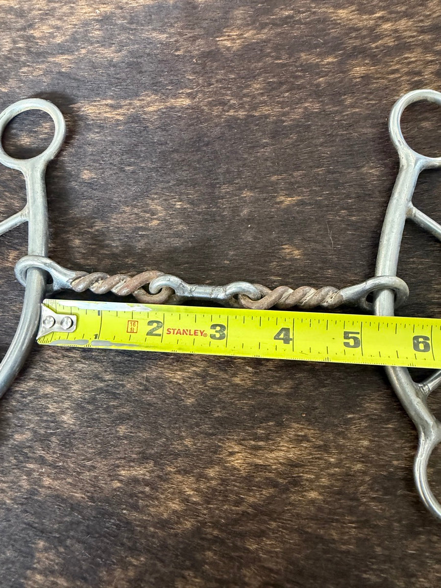 Reinsman Rosie Twisted Wire Dogbone Gag 330 Bit  B1346