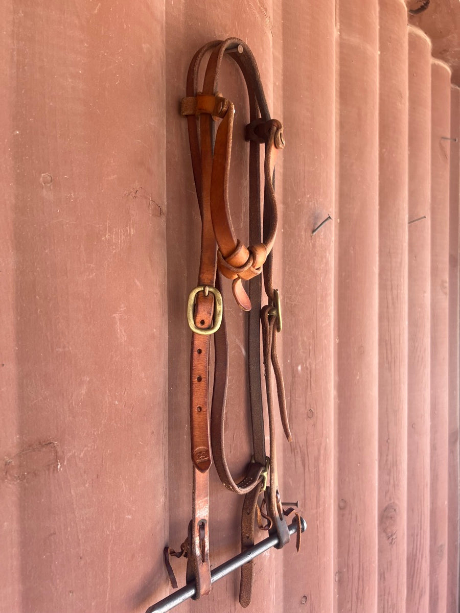Murphy's Leather Futurity Knot Browband Headstall    HS1153