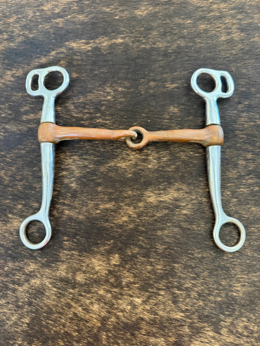 Tom Thumb Copper Mouth Snaffle Western Horse Bit     B1351