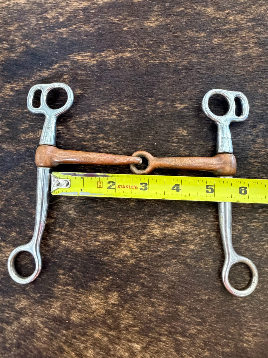 Tom Thumb Copper Mouth Snaffle Western Horse Bit     B1351
