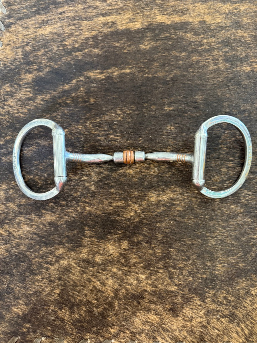5 inch Myler Dee Comfort Snaffle with Copper Roller MB 03    B1352