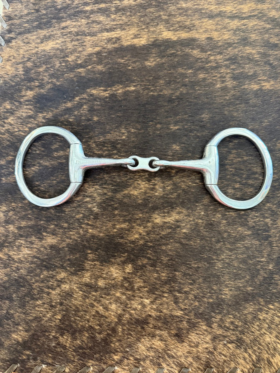 5 inch Eggbutt Dog Bone Snaffle Bit Stainless Mouth    B1356