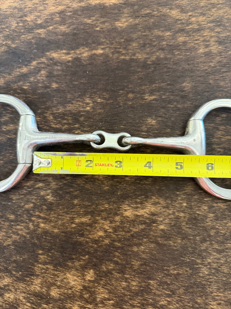 5 inch Eggbutt Dog Bone Snaffle Bit Stainless Mouth    B1356