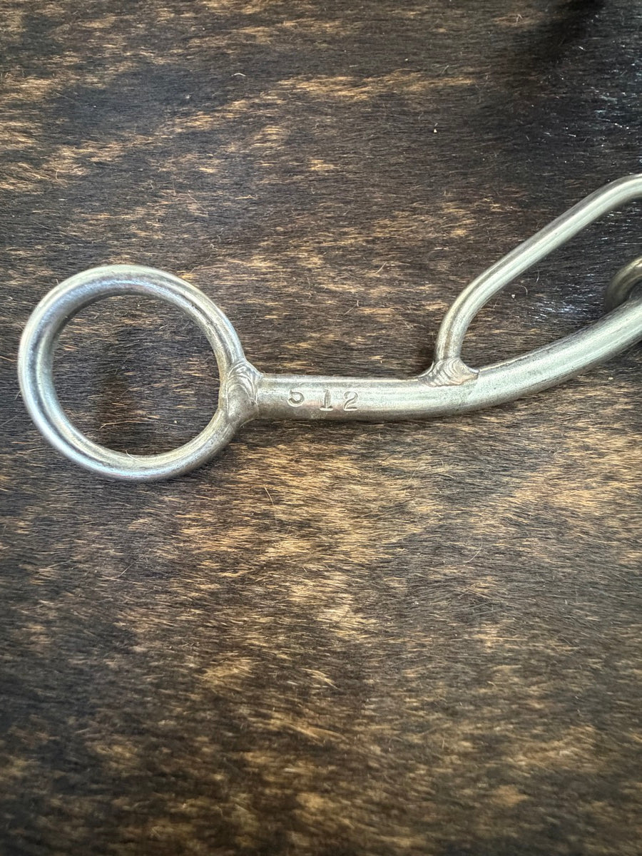6.25 inch J & C Bits Sweet Twisted Wire Dogbone Gag Bit    B1353