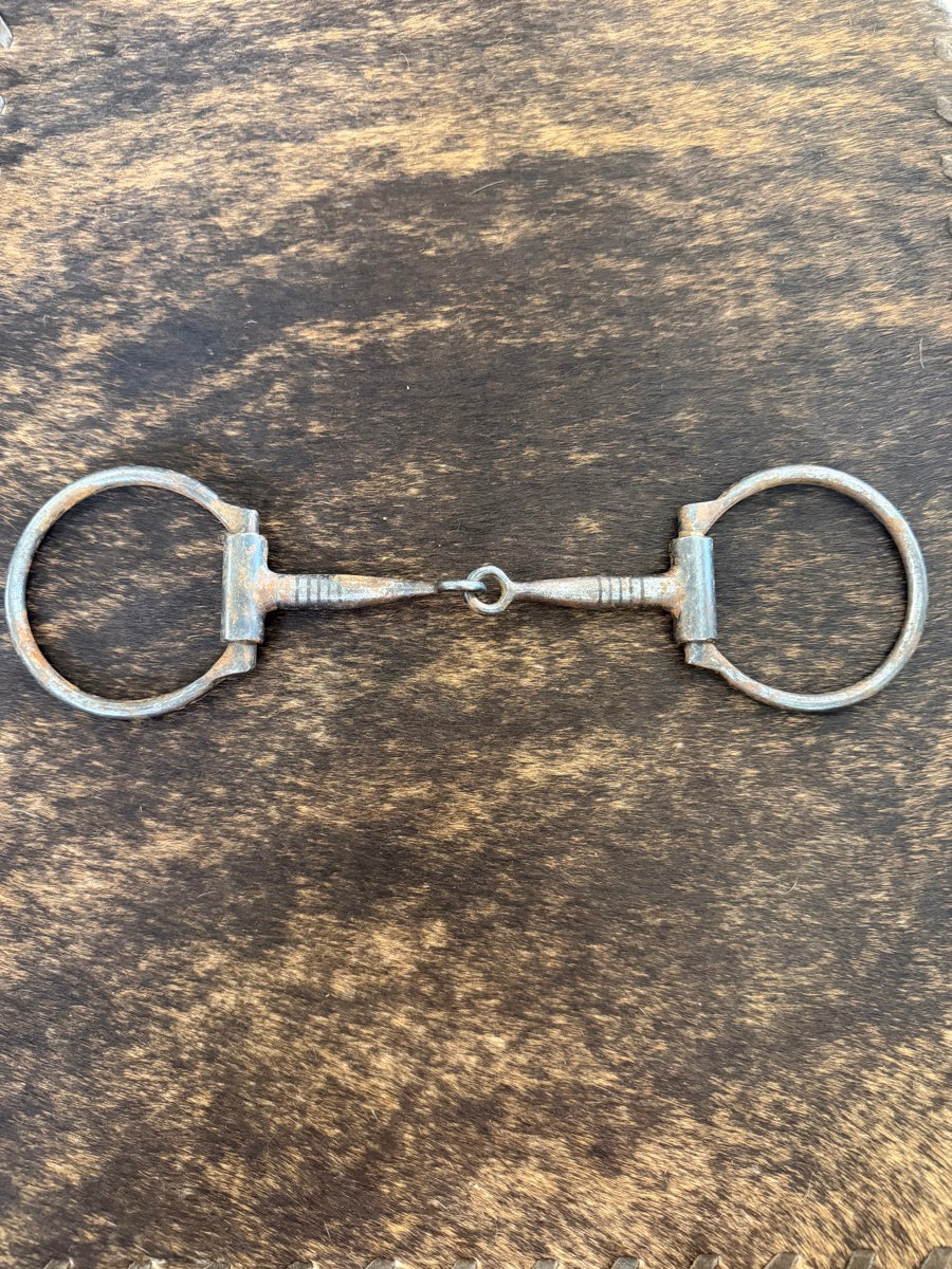 Dutton Bits Traditional 3/8in. Smooth Offset D-Ring Snaffle Bit     B1355