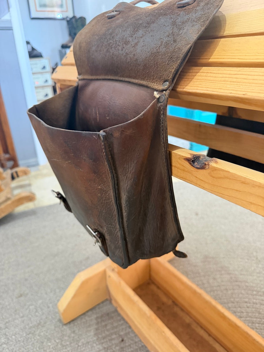 Vintage Western Style Leather Saddle Bags     SB1125