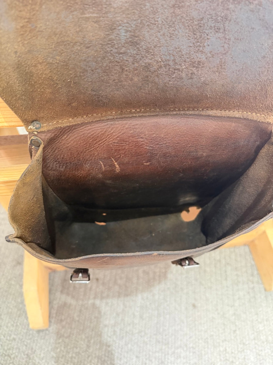 Vintage Western Style Leather Saddle Bags     SB1125
