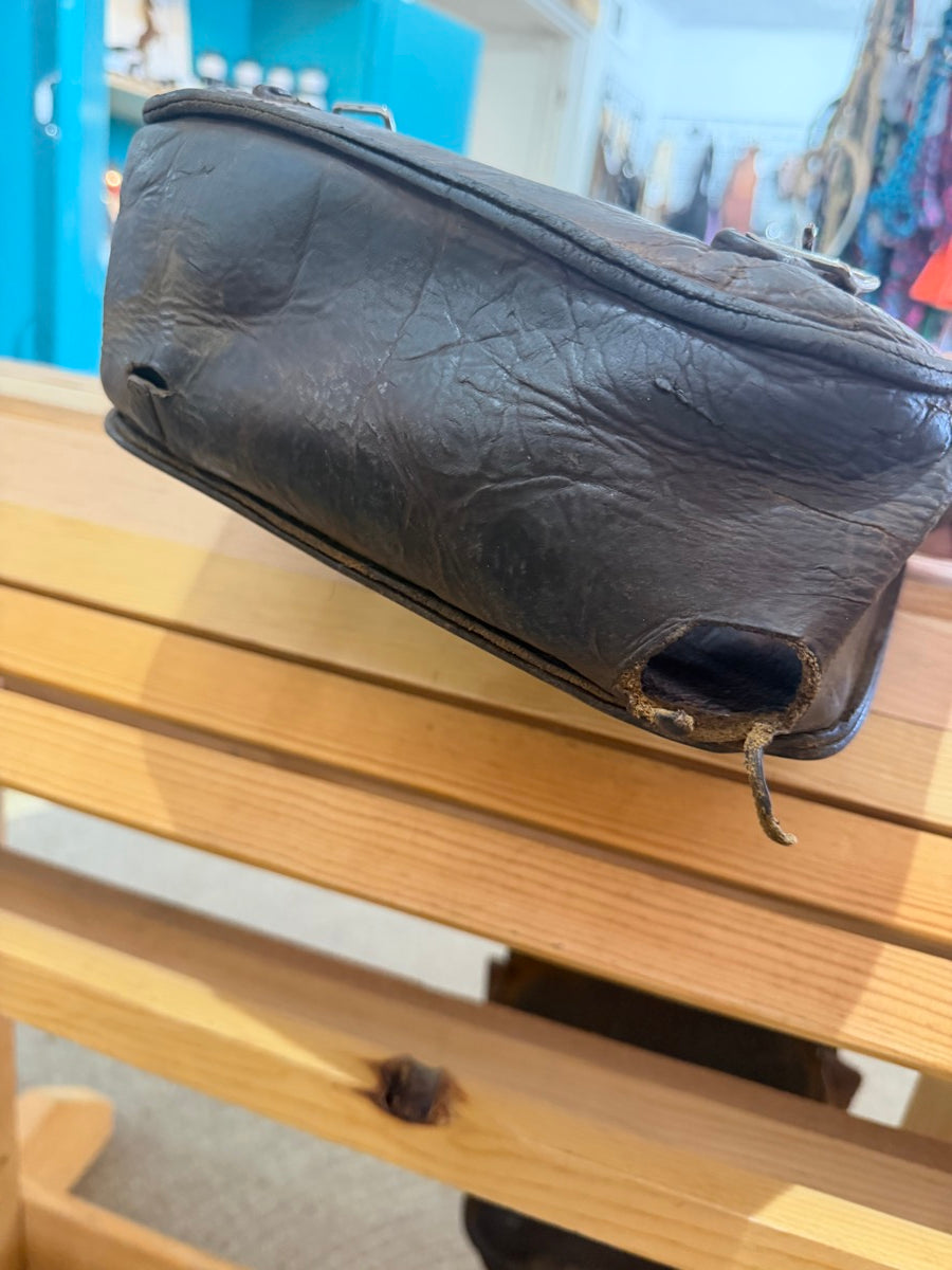 Vintage Western Style Leather Saddle Bags     SB1125