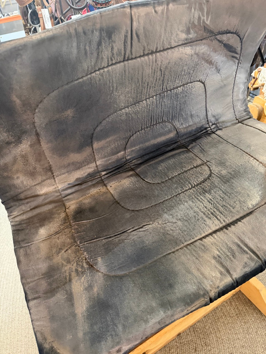 32" x 1" Black Canvas Western Saddle Pad      SP1169