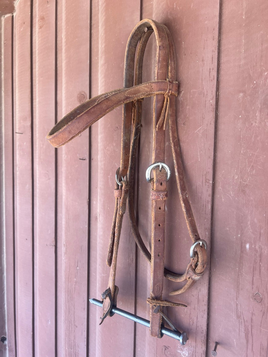 Champion Turf Heavy Harness Leather Browband Headstall    HS1155