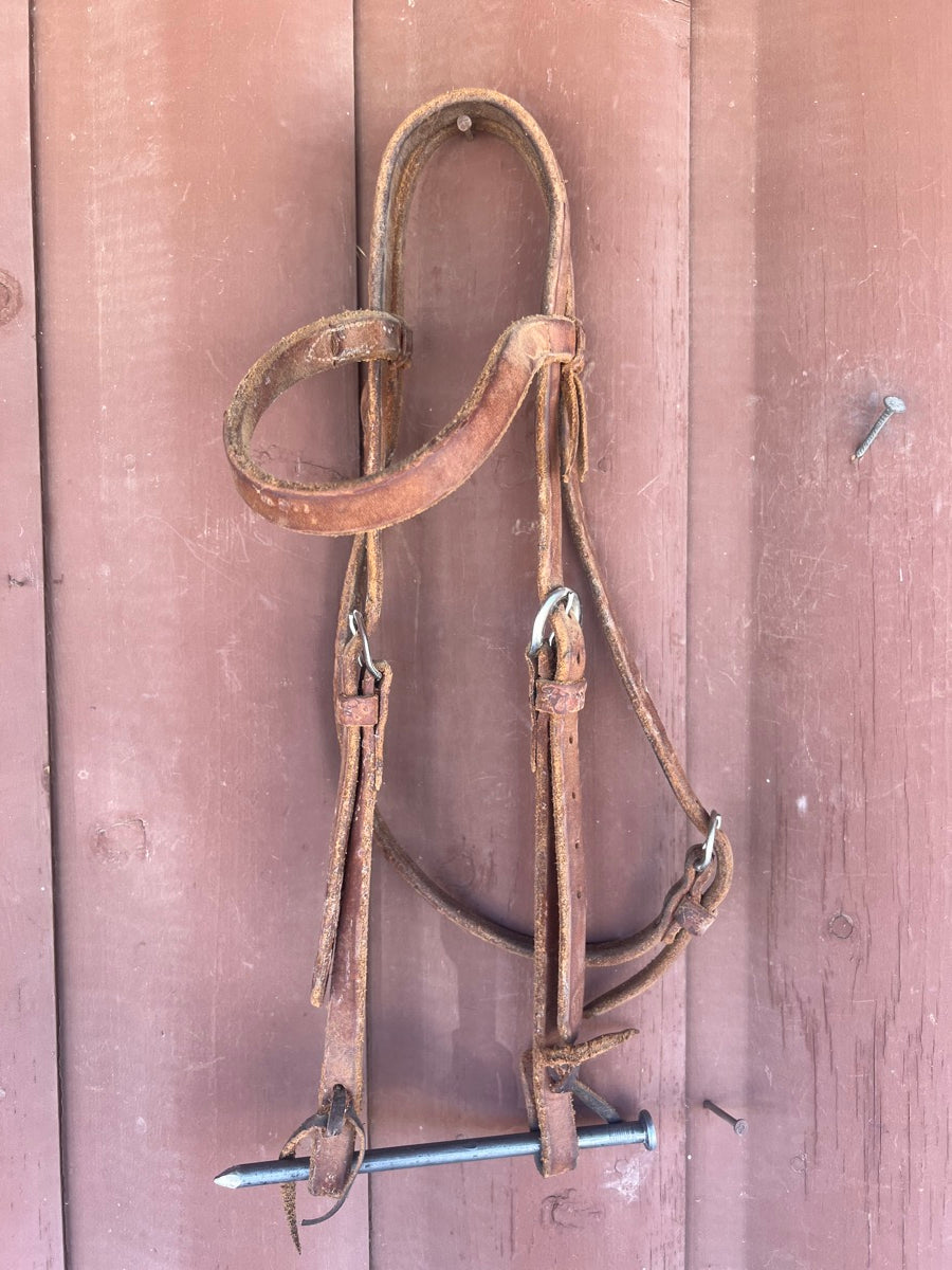 Champion Turf Heavy Harness Leather Browband Headstall    HS1155