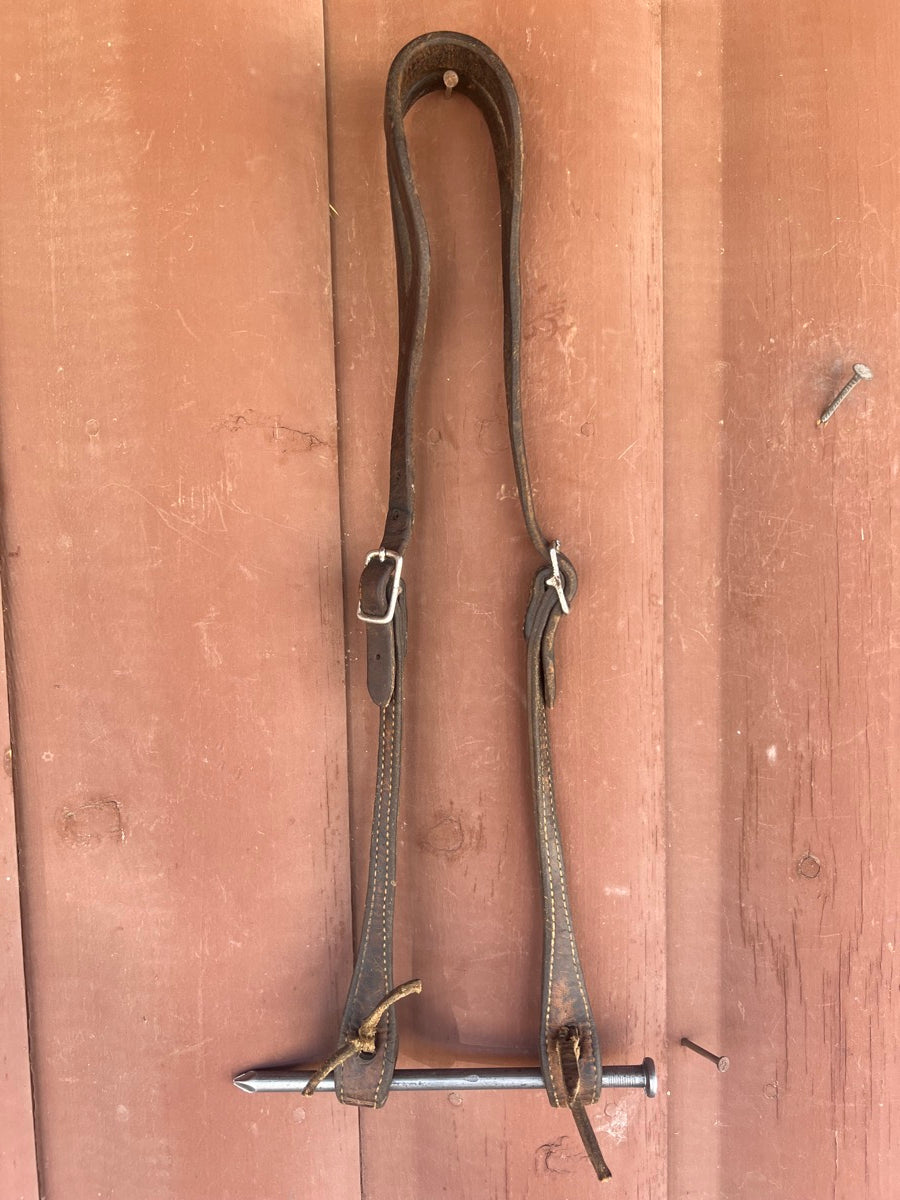 Slit Ear Leather Headstall    HS1156