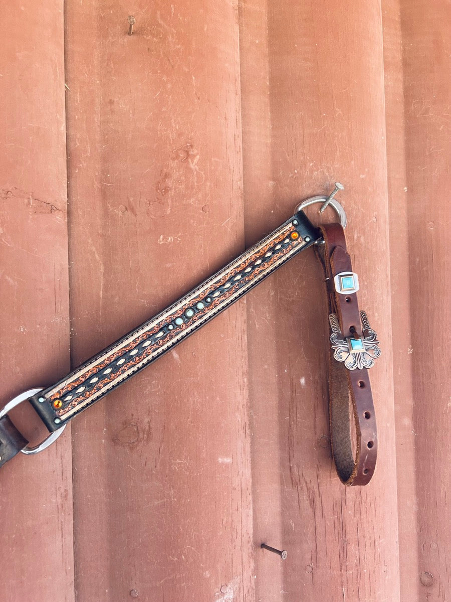Southern Peak Leather Custom Breast Collar    BCL1126