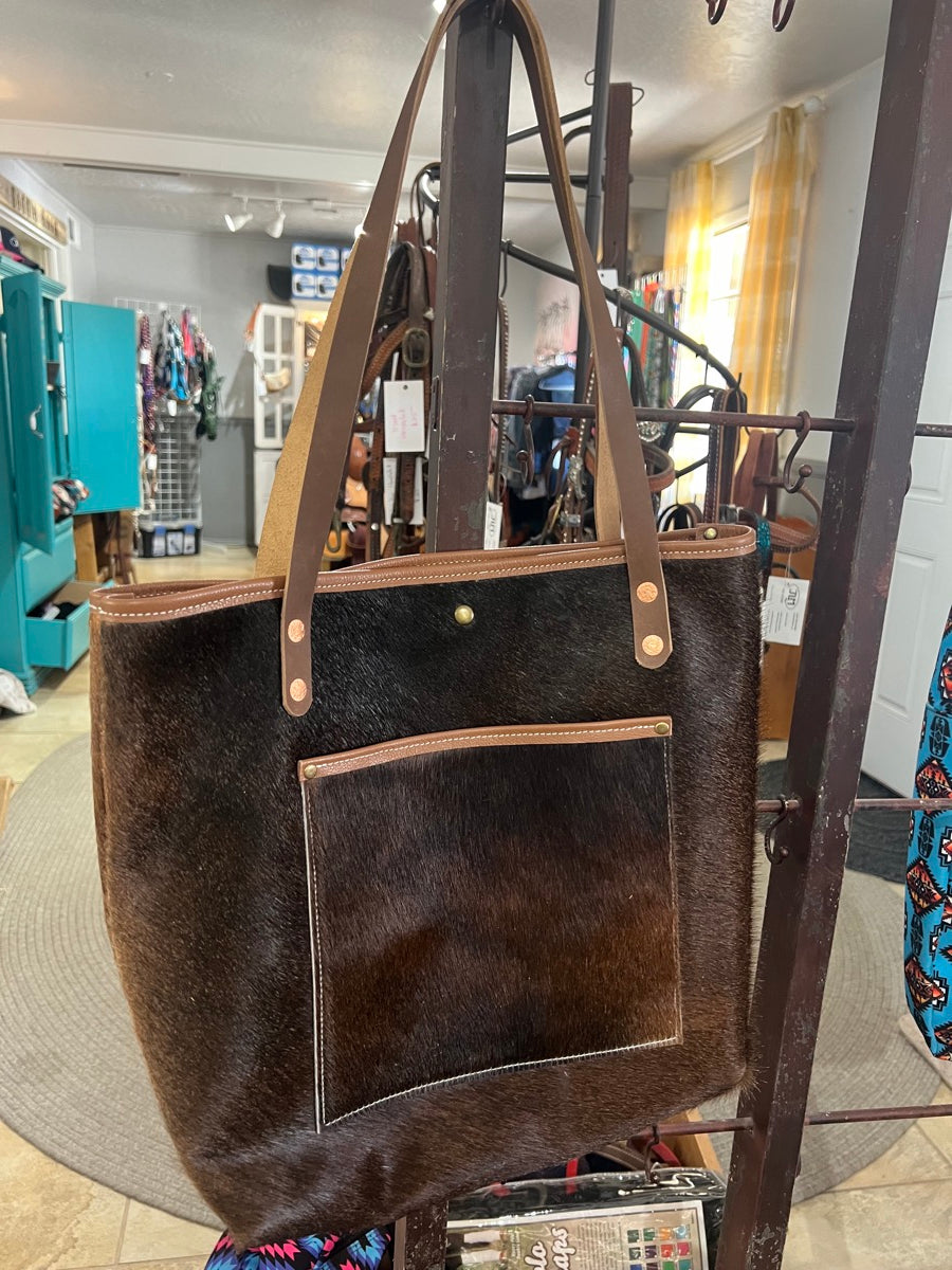 Large Cowhide Tote Bag