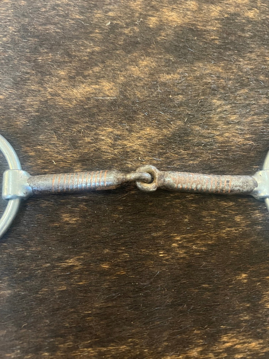 O Ring Sweet Iron Snaffle Horse Bit      B1172