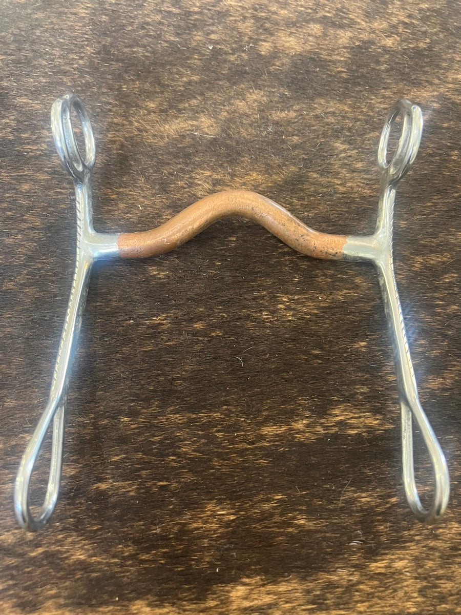 Partrade Low Port Copper Mouth Western Horse Bit      B1177