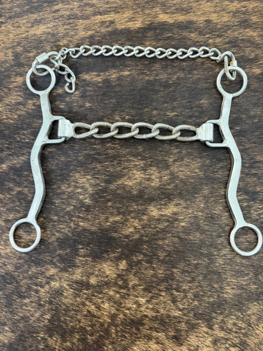 Classic Equine Rickey Green Chain Western Horse Bit 