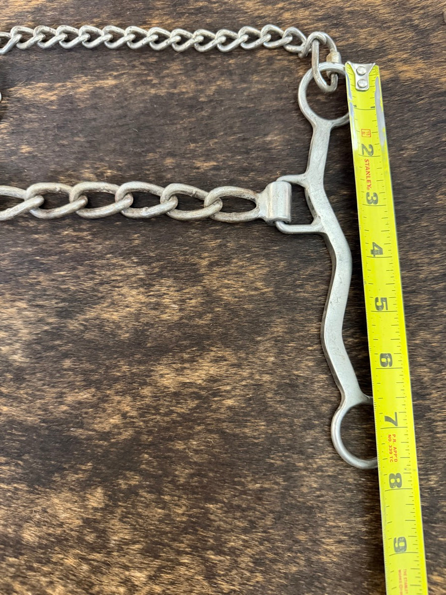 Classic Equine Rickey Green Chain Western Horse Bit     B1366