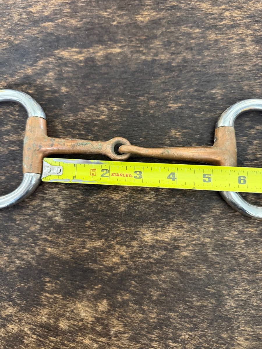 5 inch Eggbutt Copper Snaffle Bit     B1370