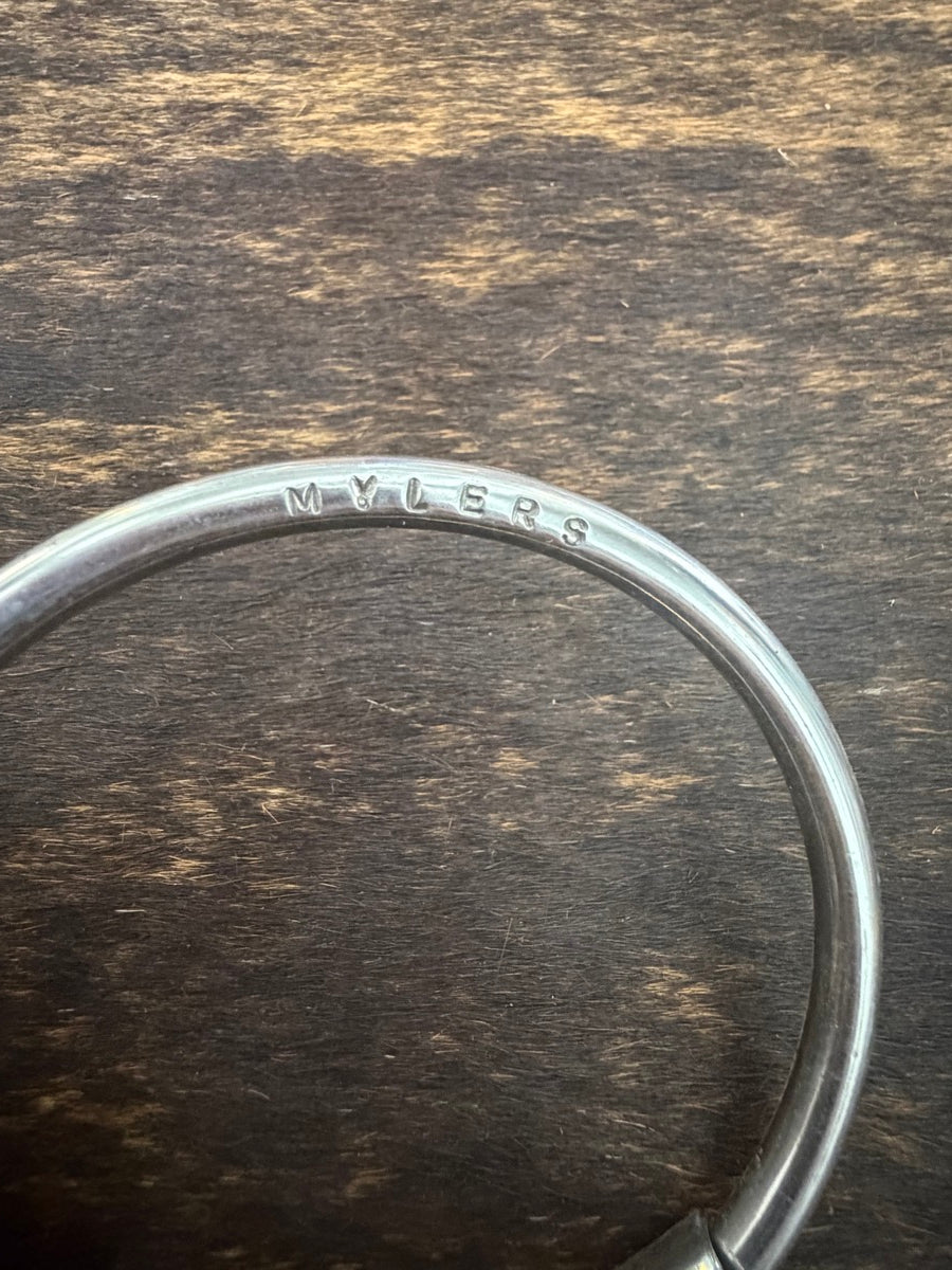 5 inch Myler Hinged Bristol Barrel D Ring Snaffle Horse Bit   B1372