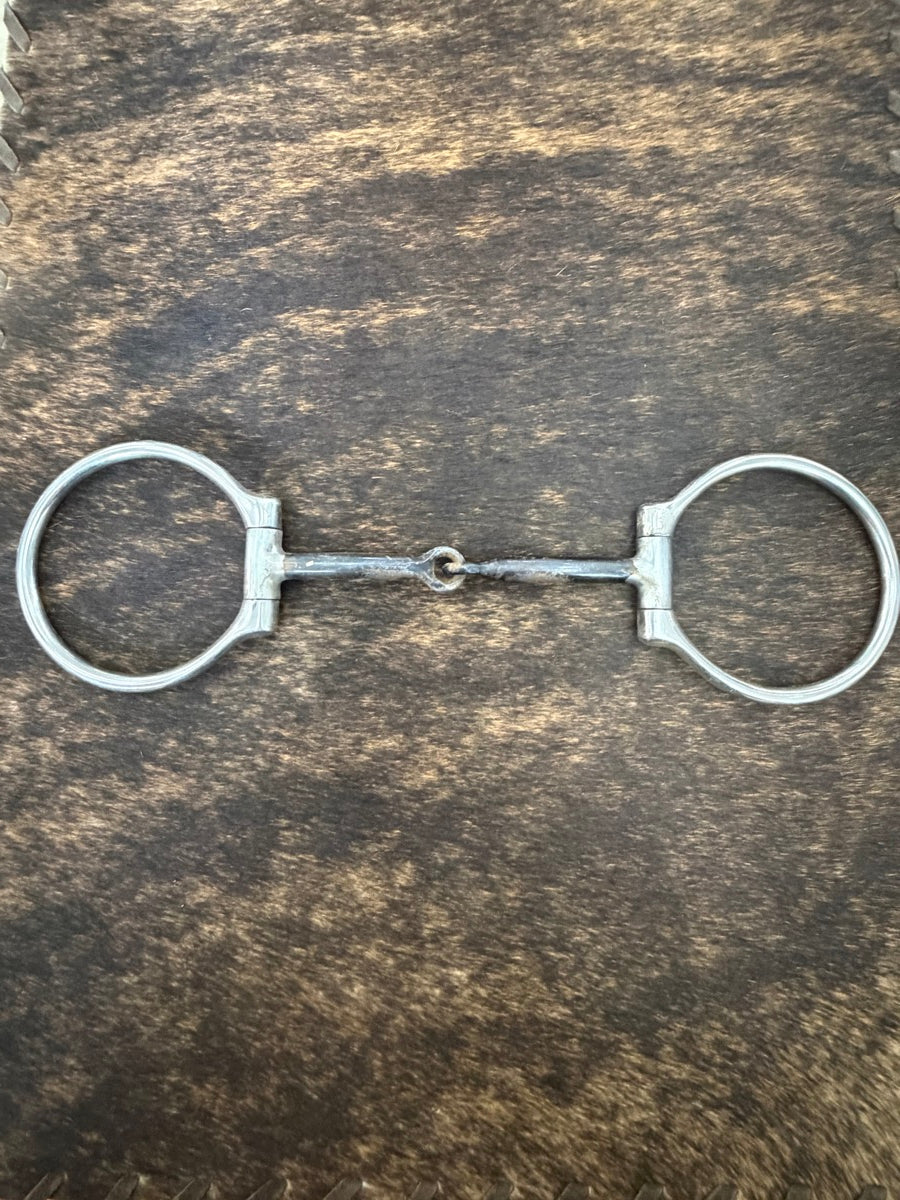 5 inch D Ring Sweet Iron Mouth Horse Snaffle Bit 