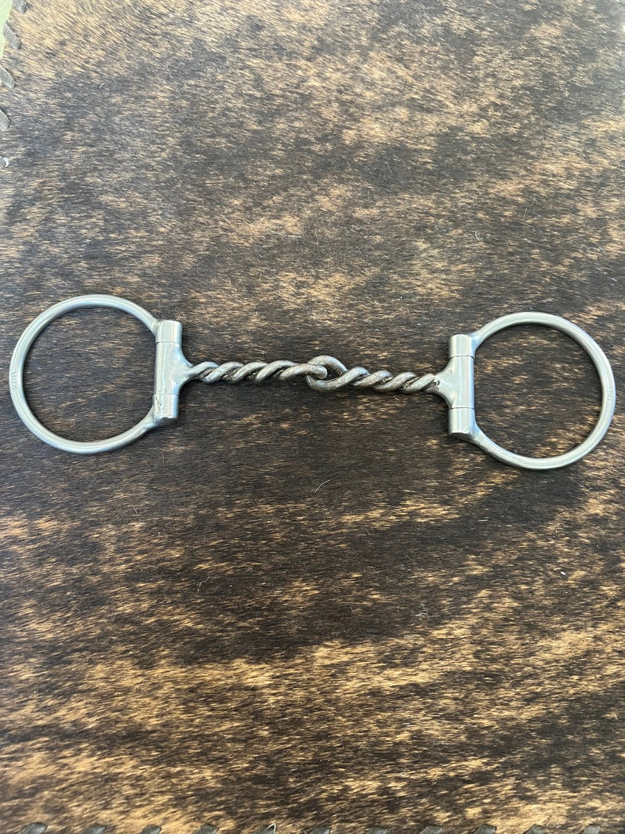 Reinsman Sweet Iron Twisted Snaffle D-Ring Bit      B1179