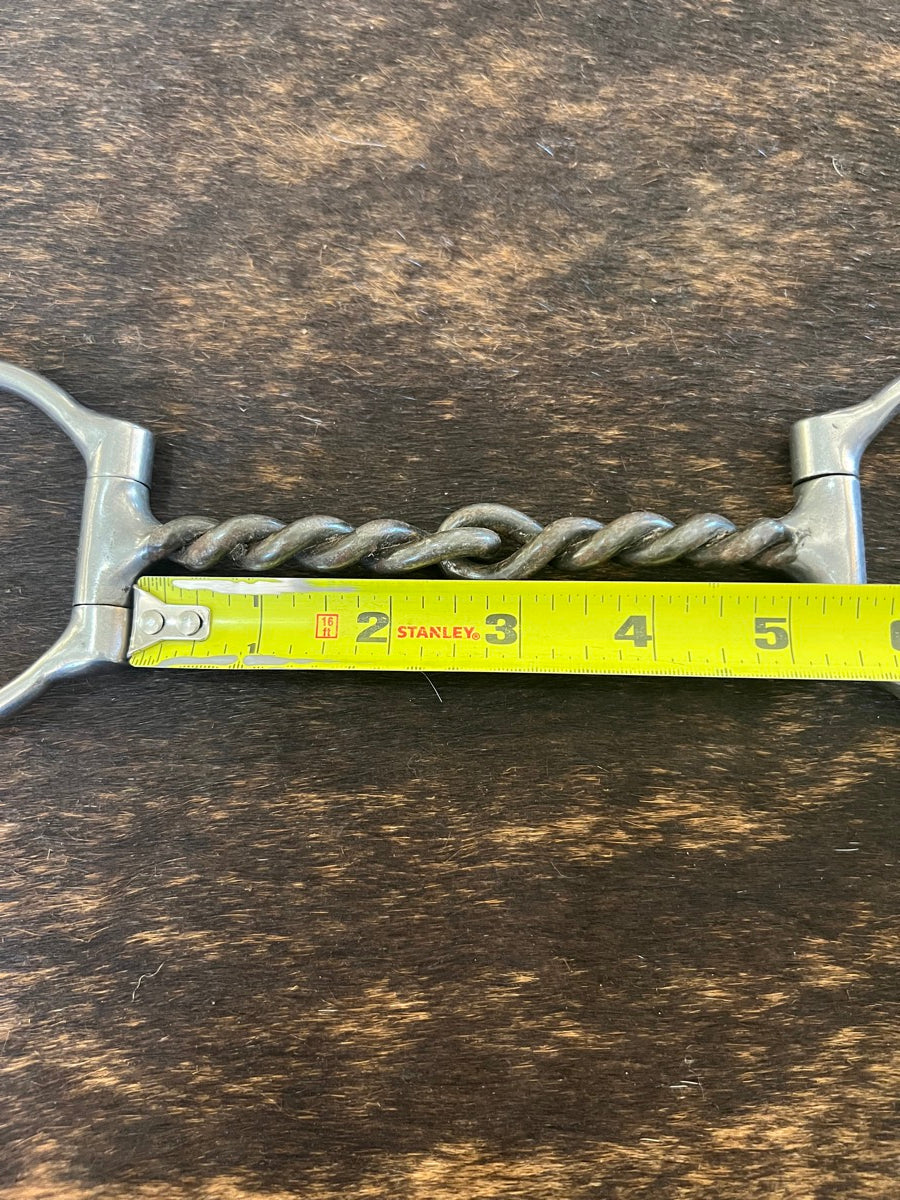 Reinsman Sweet Iron Twisted Snaffle D-Ring Bit      B1179