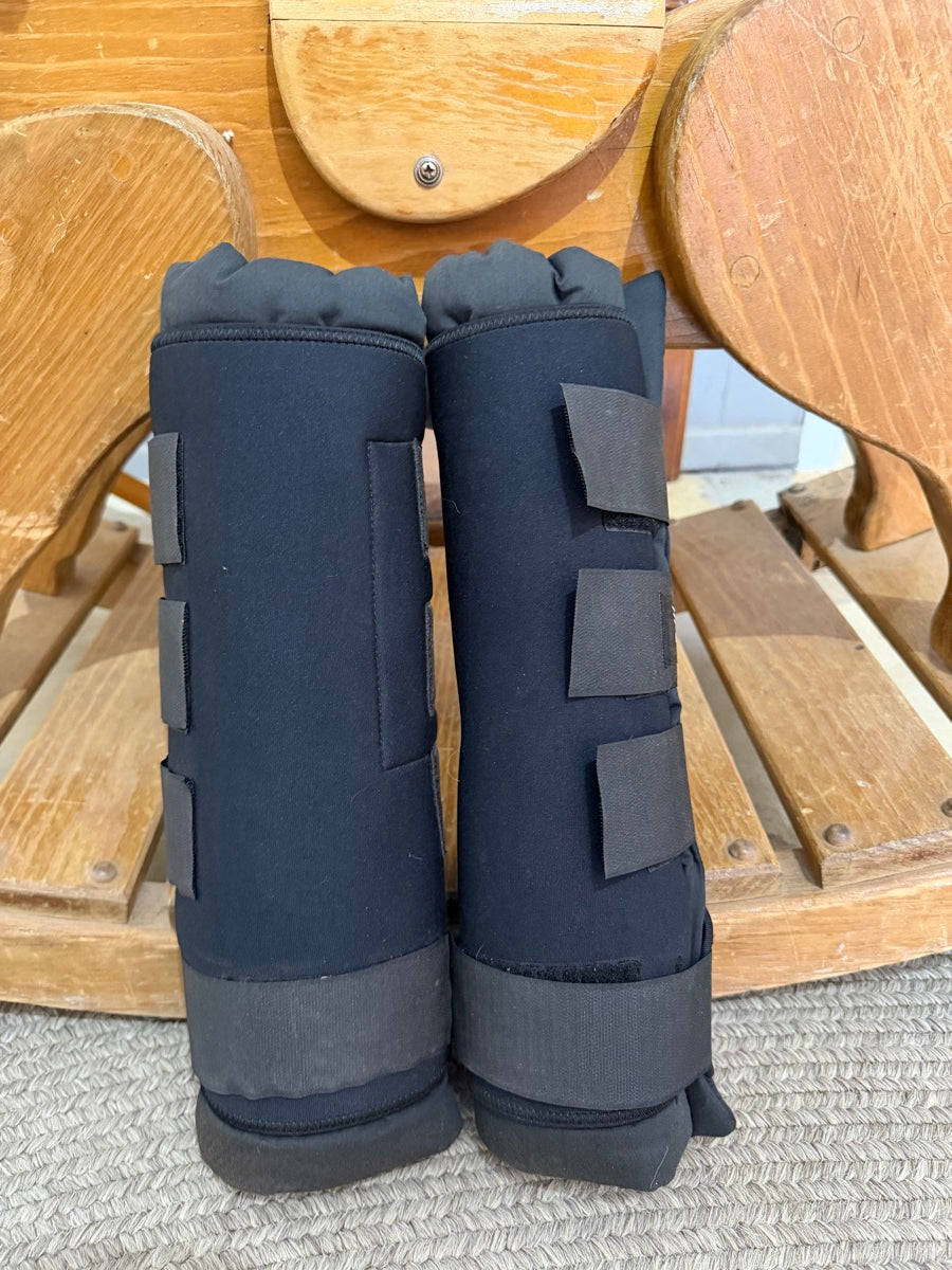 Black Pair of Shipping Boots by Pegasi      HBT1135