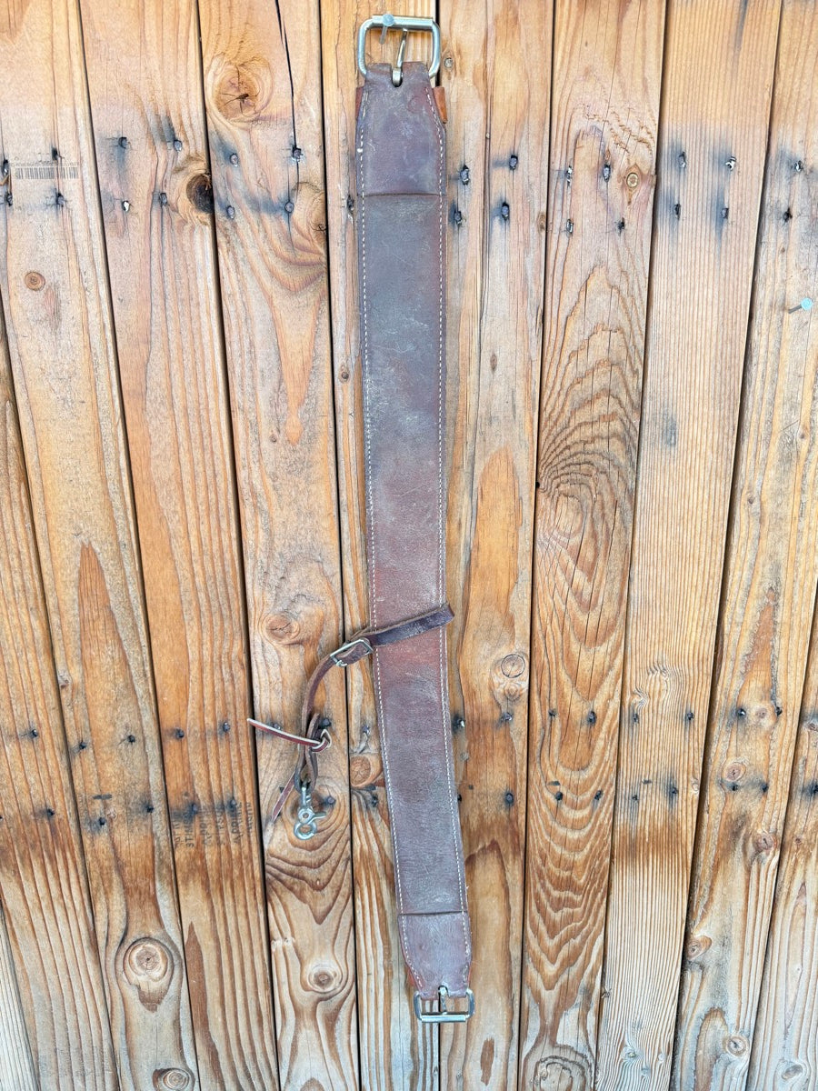 Leather Straight Flank Back Cinch     CN1188