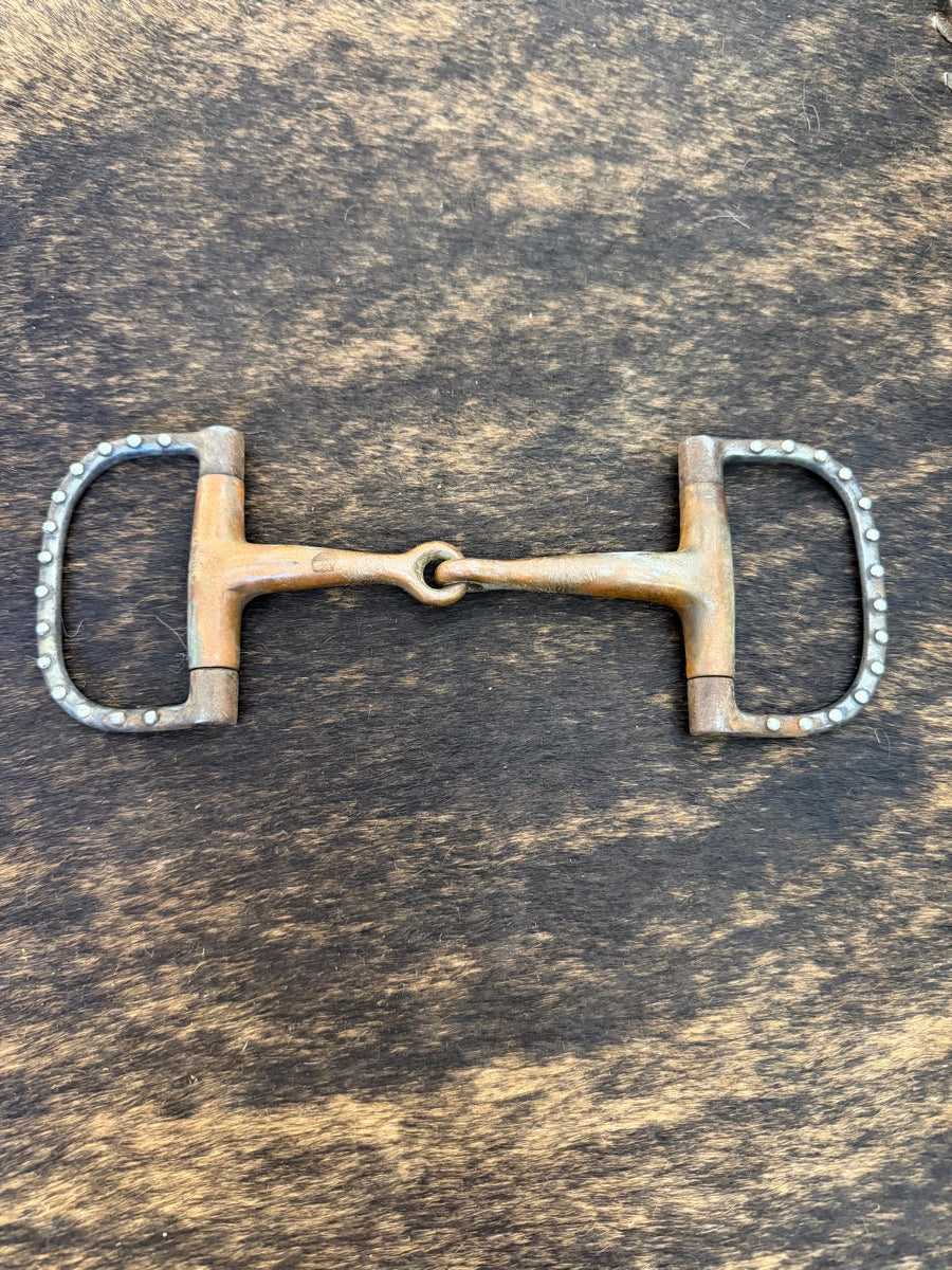 5 inch Heavy Dee Ring Copper Mouth Snaffle Bit