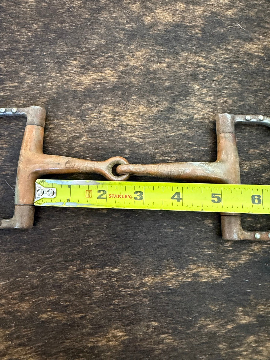 5 inch Heavy Dee Ring Copper Mouth Snaffle Bit       B1376