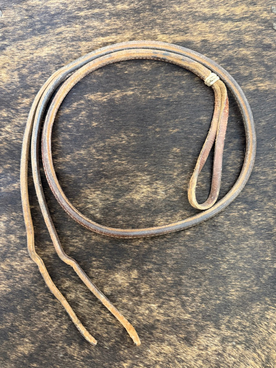 48 inch Rolled Leather Over Under Rawhide Keeper  